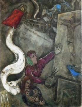 The soul of the contemporary city Marc Chagall Oil Paintings